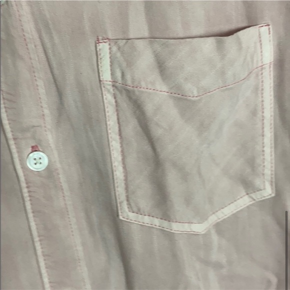 RAILS - Ingrid raw button up long sleeve in dusty rose size small - Picture 6 of 11